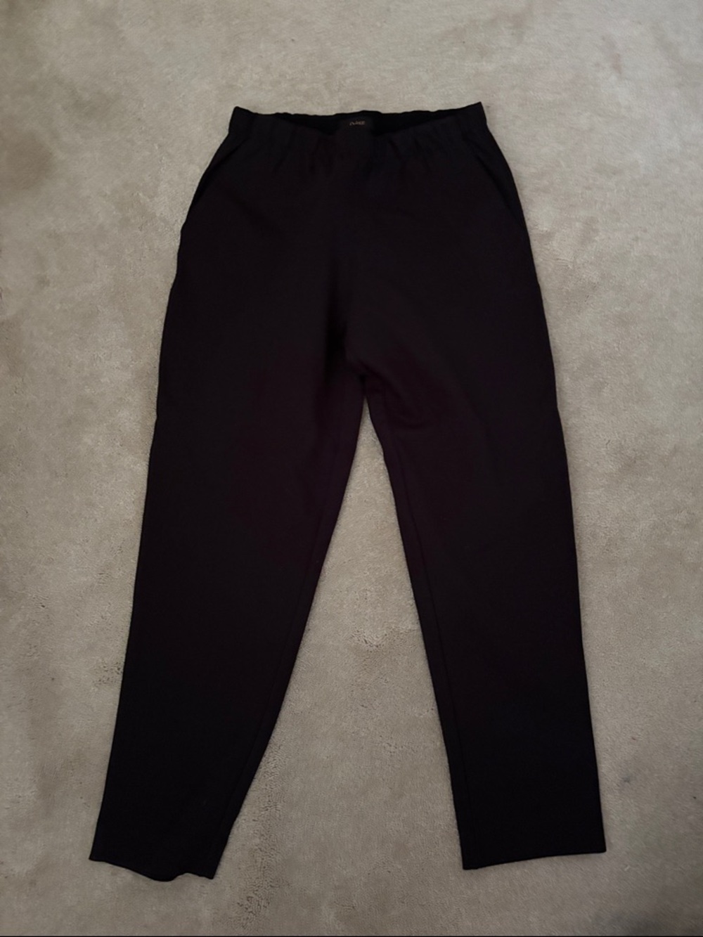 Quince Black Women's Tapered Track Joggers